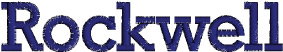 Rockwell Font